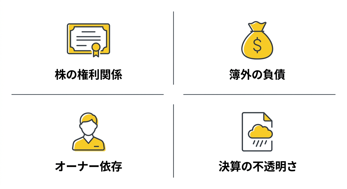 値段がつかない会社に共通する4つの要因